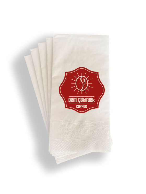 Logo baskılı peçetelerimiz ile şık sunum