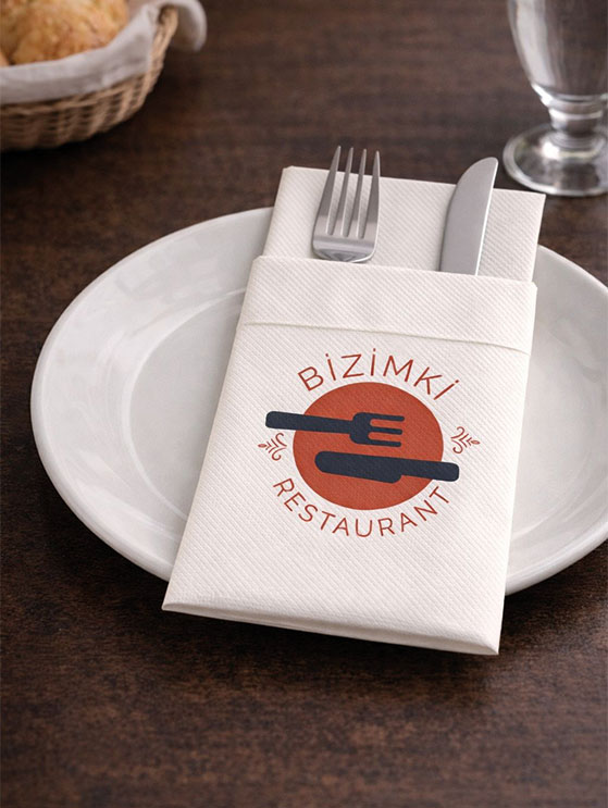 Çatal Bıçak Cepli Peçete