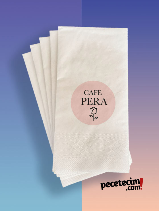 Logo baskılı peçete – kafe ve restoranlarda kullanım