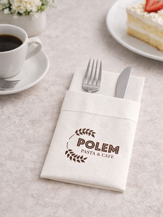 Logolu cepli peçete